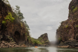 Extreme rafting on Zambezi