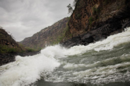 Extreme rafting on Zambezi